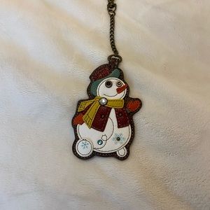 CHALA ⛄️ snowman purse charm